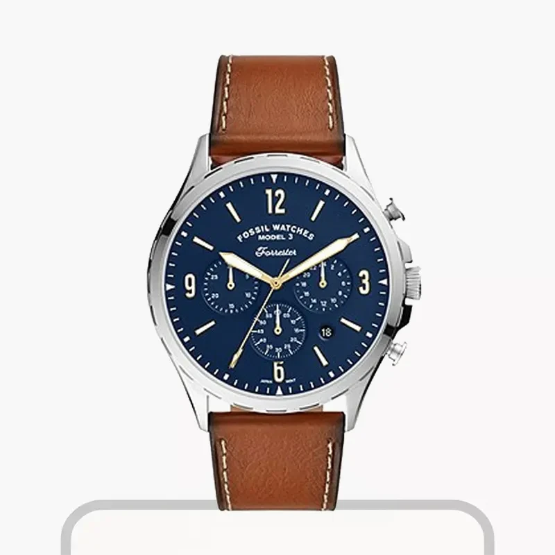 Fossil Men's Watch Forrester Luggage Leather | FS5607